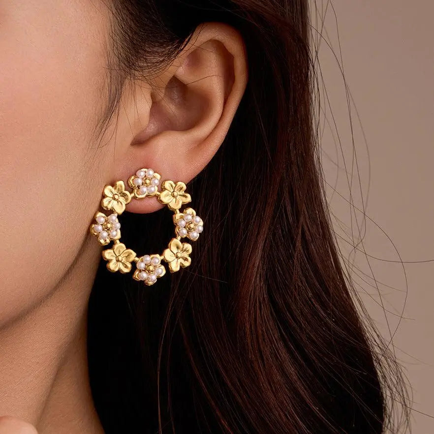 Boucle d'oreilles Flora